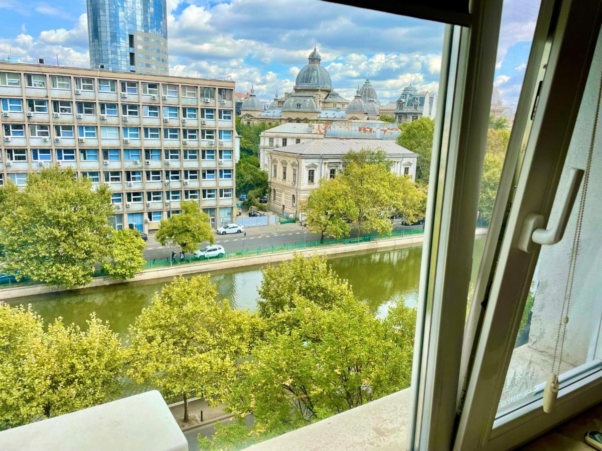 Old City Center River View-4Br-Parliament-Metro-Park Bukarest Kültér fotó
